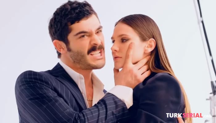 сериал Бурак Дениз и Алина Боз за кадром сериала - Марашанец