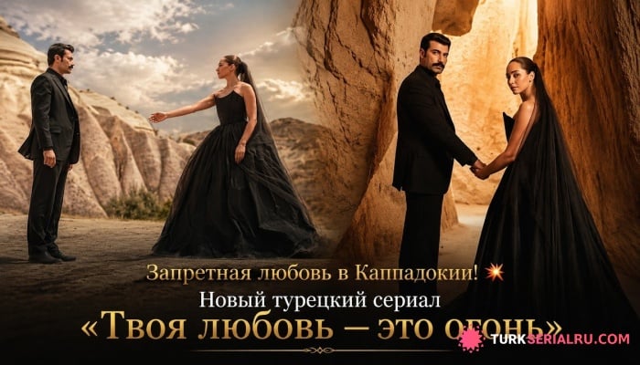 сериал Новая турецкая драма о страсти и запретной любви — «Твоя любовь — это огонь»